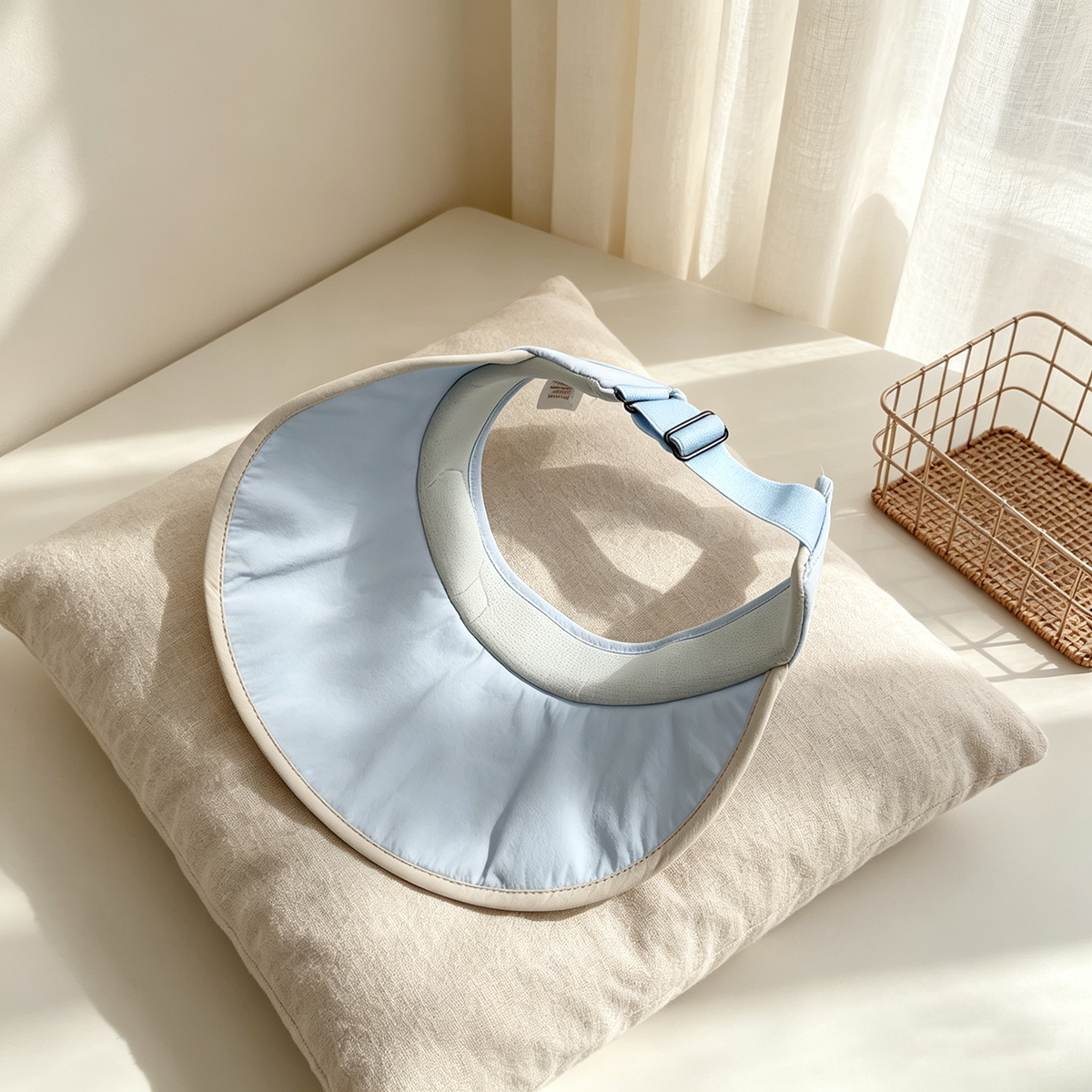 Animal de dessin animé pour enfants imprimé mignon réglable casual large bordé chapeau de soleil approprié pour
