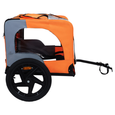 Remorque de vélo pour animaux de compagnie robuste Utdoor avec tout terrain de 16 pouces Roues & universelles