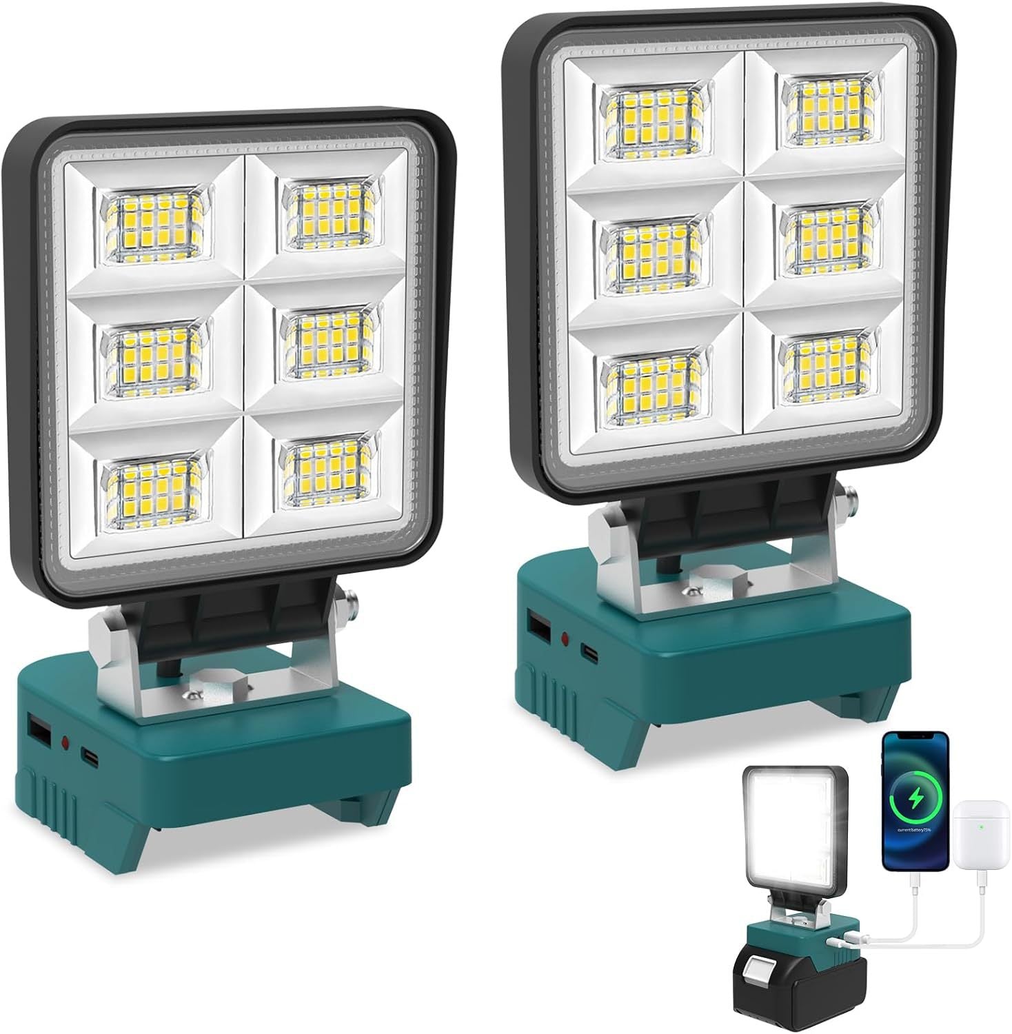 Batterie Lithium de plein air Charging Camping Light Un portable multifonctionnel Haute luminosité