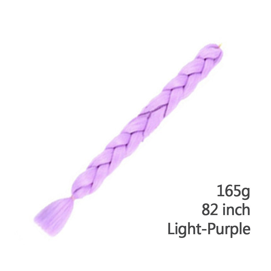 Women's Multi-Colored Braided Ponytail