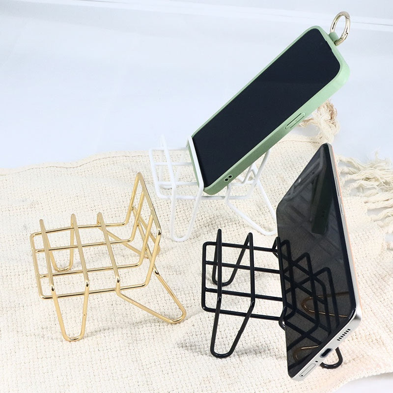 Simple Desk Creative Mobile Phone Iron Bracket