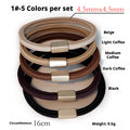 Cheveux haute élasticité mélangés de couleur-nylon-5 pièces