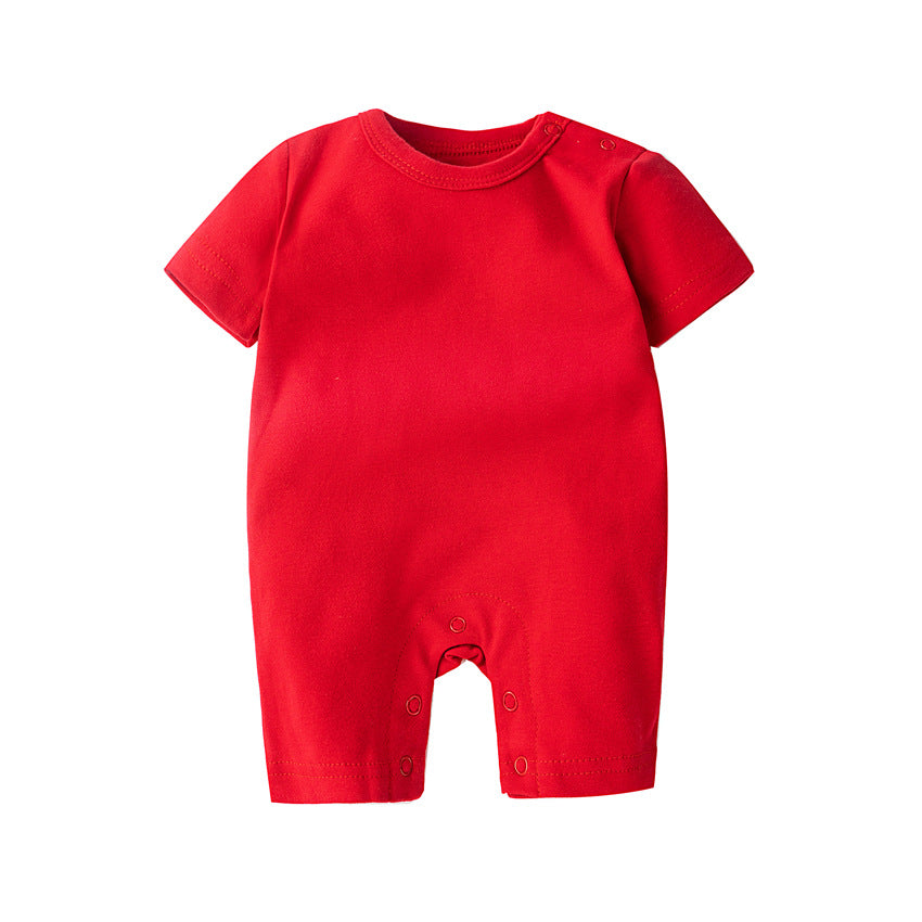 Chemise bébé et bébé coton manches courtes