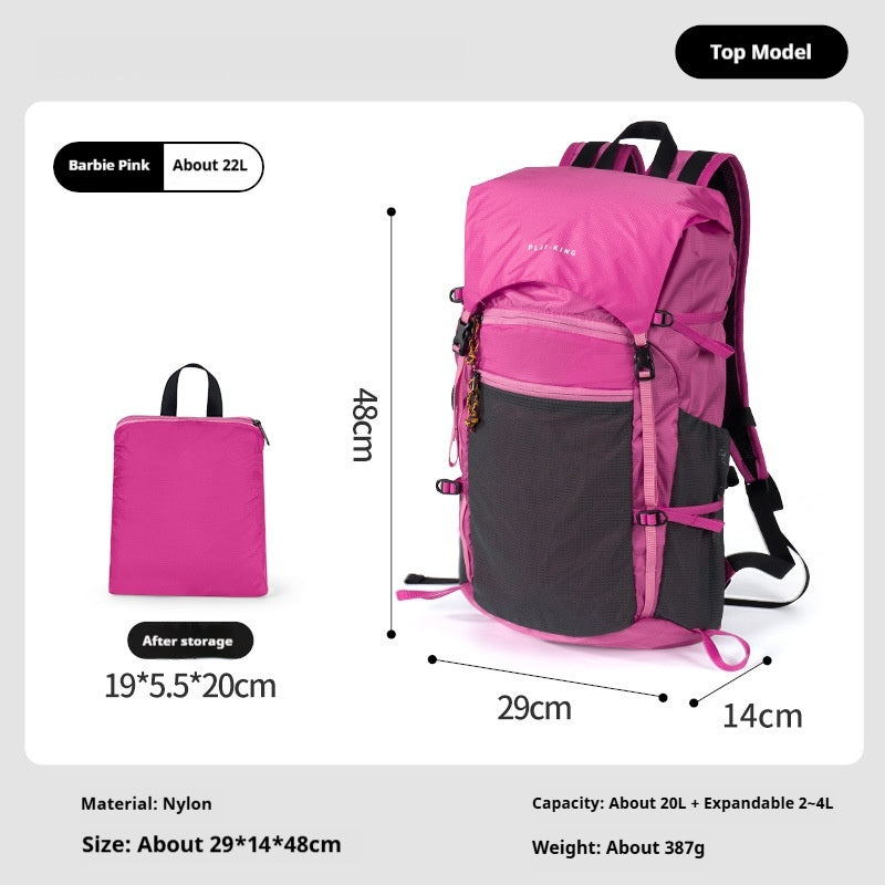 Outdoor Professional Waterproof Mountainering Backpack Flip Hiking Backpack