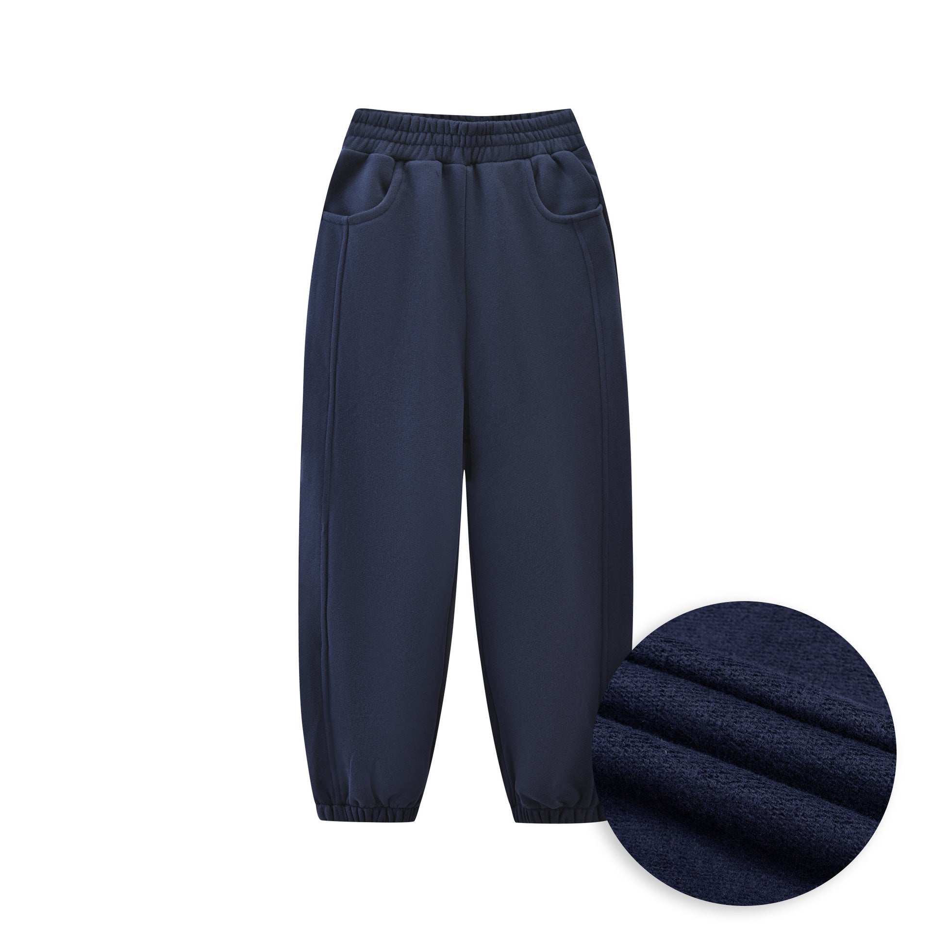 Sweat-pantalons rembourrés de couleur solide pour enfants