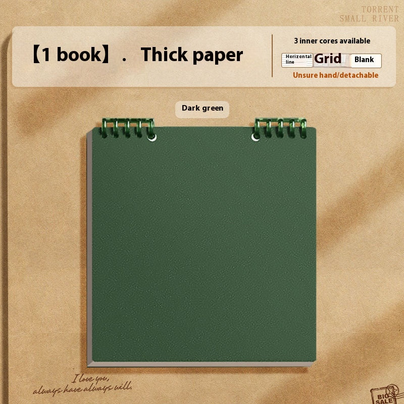 Simple Flip Up Chip Notebook amovible