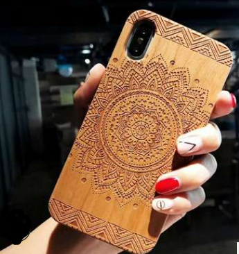 Boîtier de téléphone mobile en bois