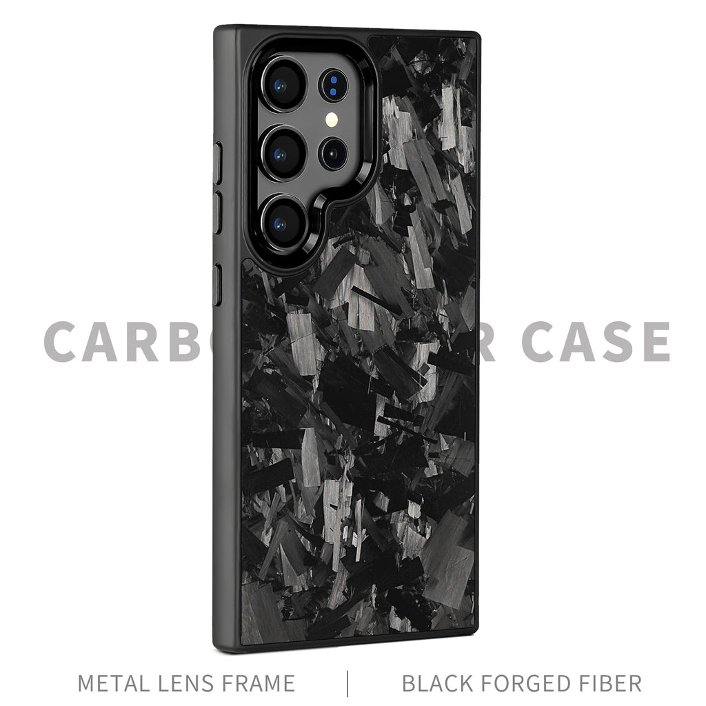 Magnetic Forged Carbon Fibre Shell Téléphone étui protecteur