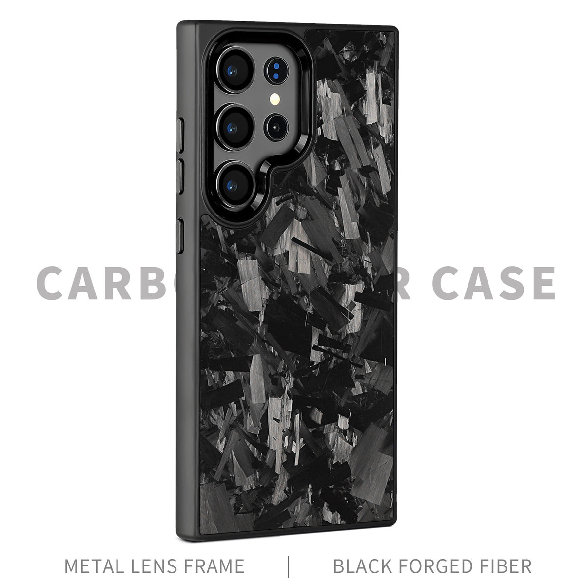 Magnetic Forged Carbon Fibre Shell Téléphone étui protecteur
