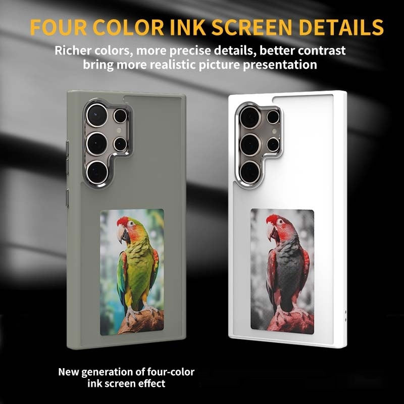 Couleur E-ink Screen Phone Case Changement d'écran de projection avec tournage