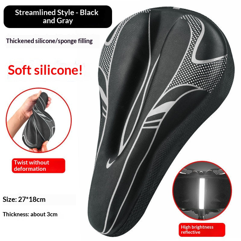 Selle de vélo épaisse pour prévenir la douleur au cul