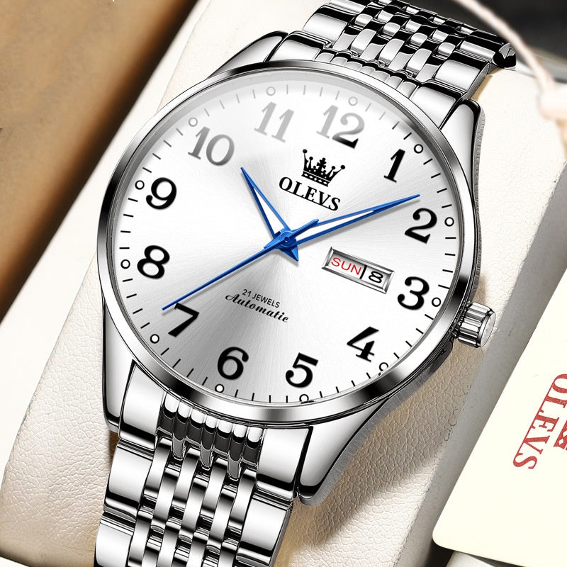 Montre mécanique automatique de simplicité pour hommes
