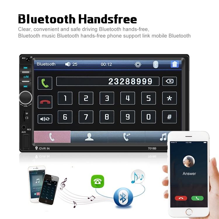 Autoradio autoradio 7 pouces écran tactile de voiture