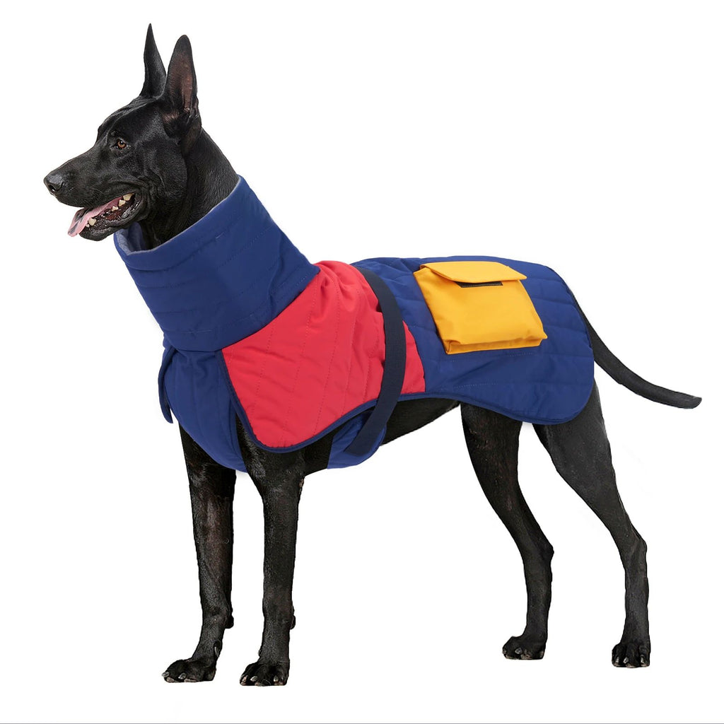 Hiver chaud épais imperméable vêtements de chien chaud pour petit moyen gros chiens chien manteau de chien G
