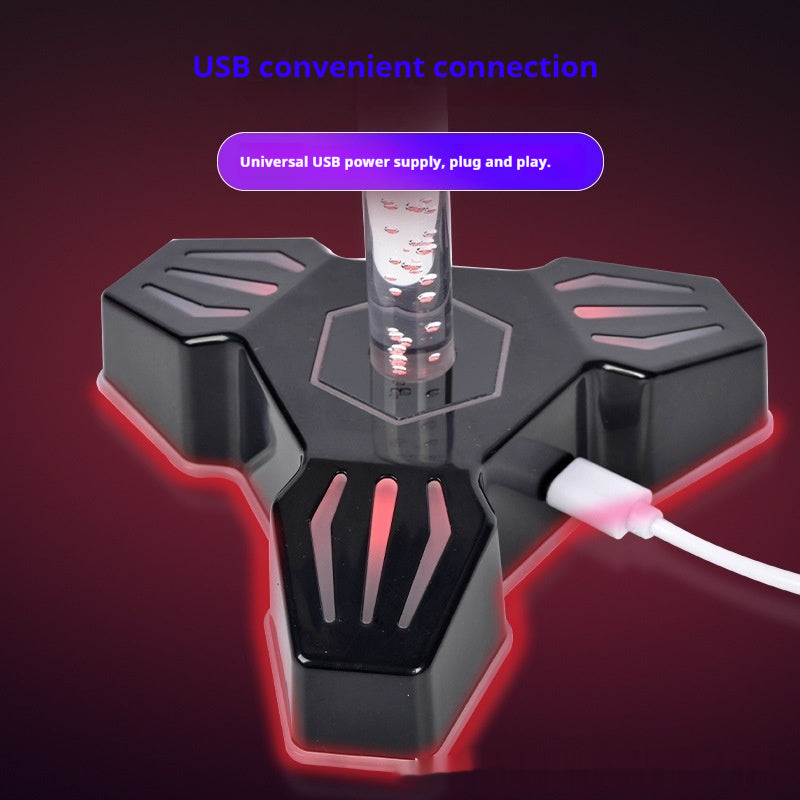 Porte casque lumineux RGB