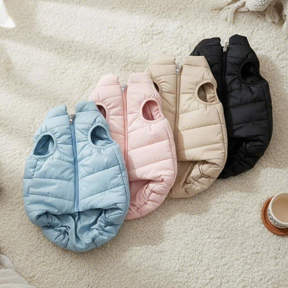 Manteau de coton chaud d'hiver pour animaux de compagnie