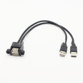 Câble USB 20 Cord d'extension USB double-port
