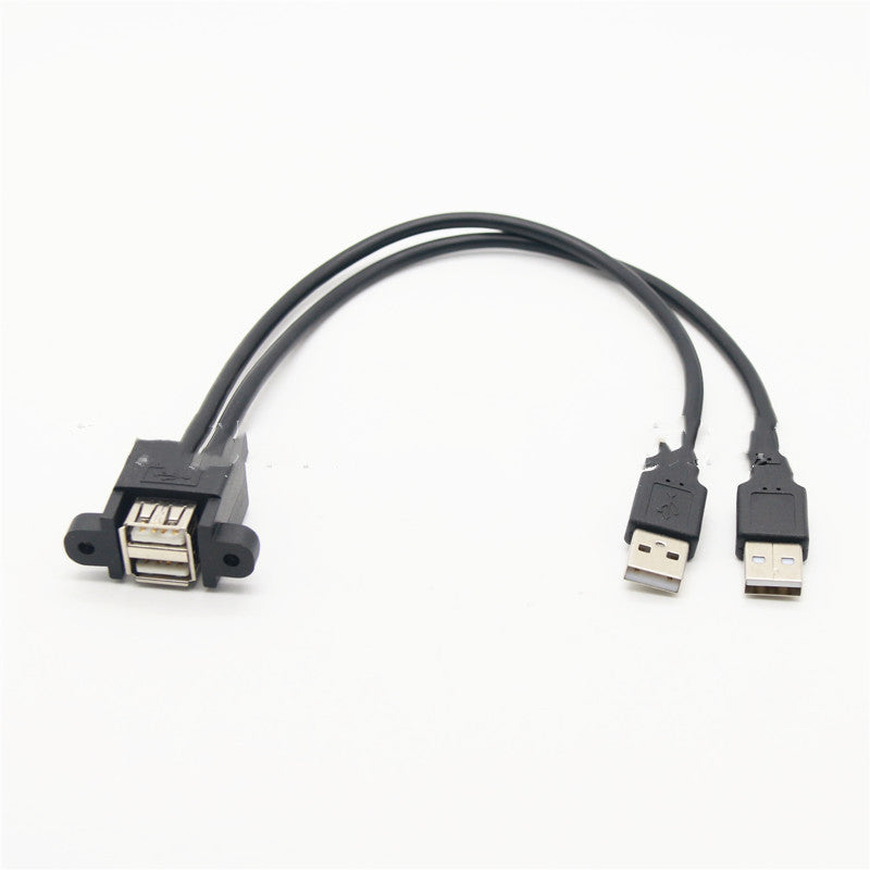 Câble USB 20 Cord d'extension USB double-port