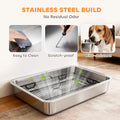 Stainless steel dog bowl for small and medium dogs