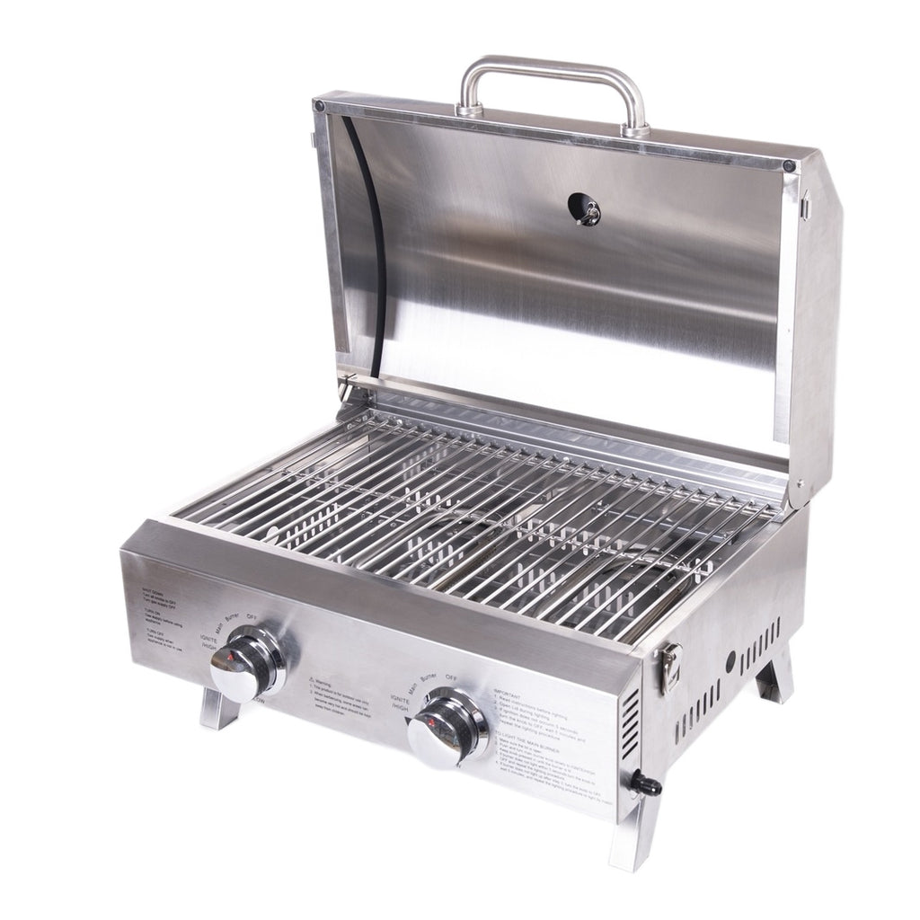 Grille en acier inoxydable portable