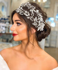 Creative Shaped Strass Bridal Headdress Hairband Robe de mariée Bijoux de coiffure