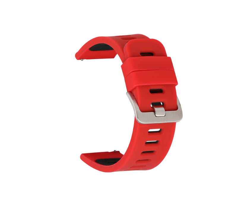 Bracelet en silicone Smart Watch bicolore 20 22mm