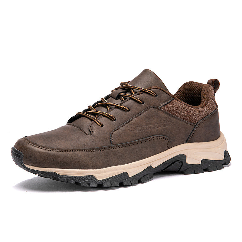 En cuir imperméable Déodorant Homme Casual Moyen-âge et âgé Running Plus Size Board