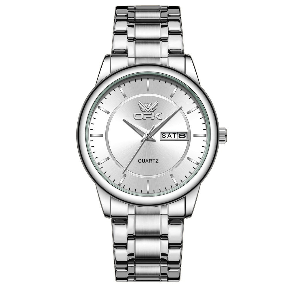 Calendrier fashionnable Montre Quartz étanche lumineuse