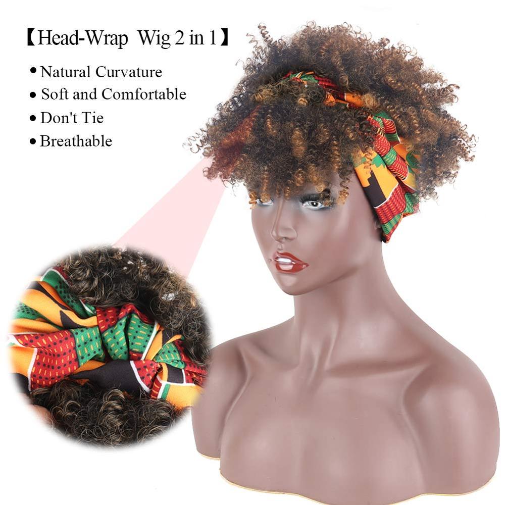 Tête de perruque africaine