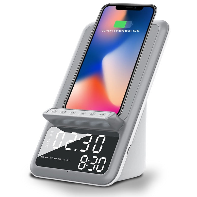 Horloge créative sans fil charge Haut-parleur Bluetooth