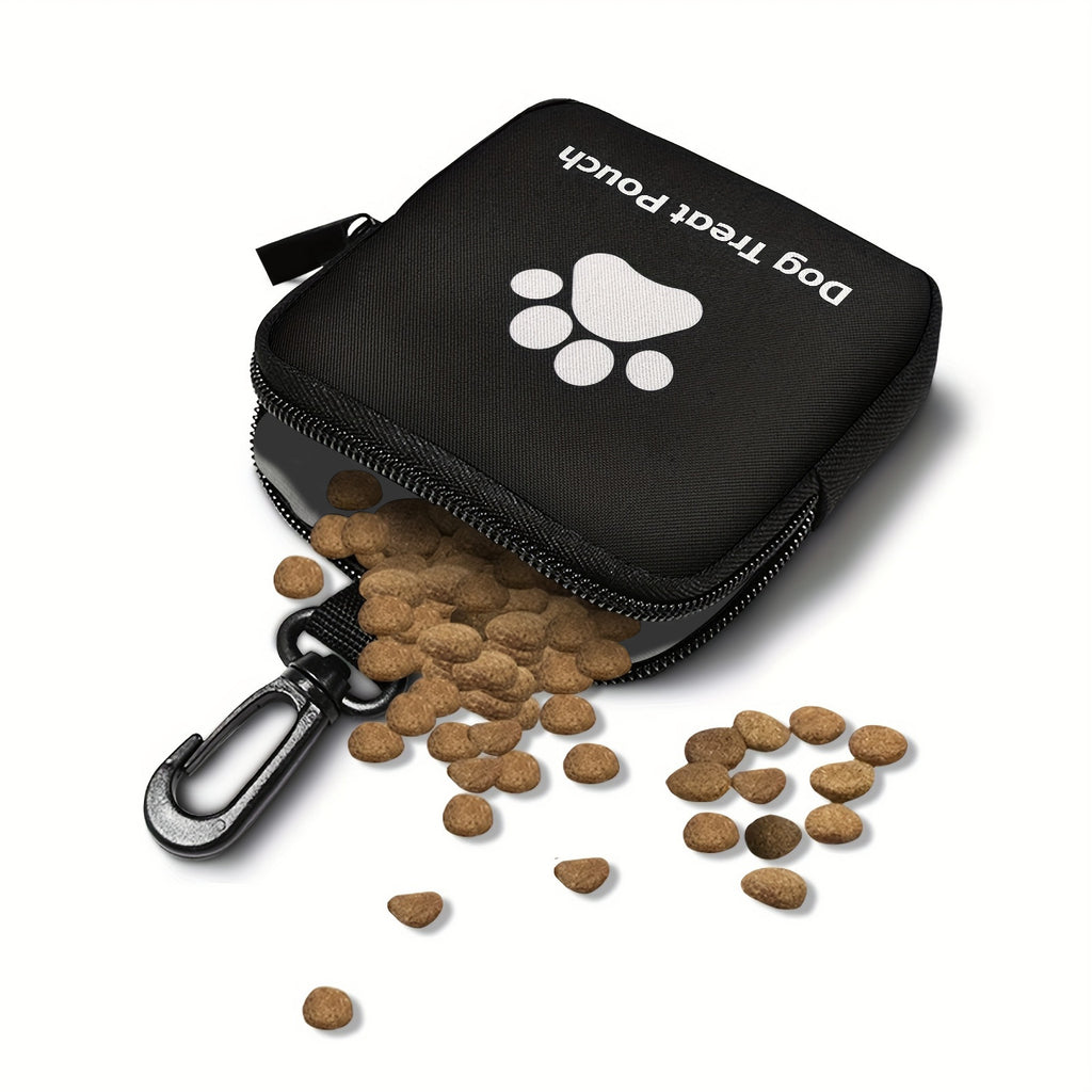 Pack de snack d'animal portable en polyester avec fermeture à glissière