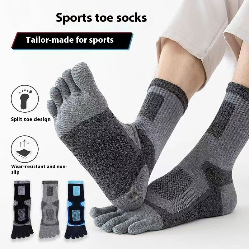 Chaussettes de coton absorbantes à la sueur pour hommes