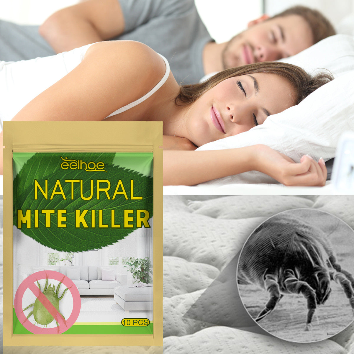Sac d'enlèvement naturel de mites 10pcs-bag