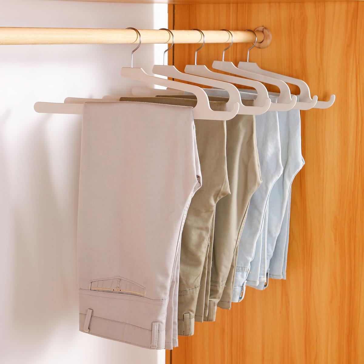 Pantoufles d'économie d'espace Armoire d'armoire Organisateur de pantalons à bout ouvert