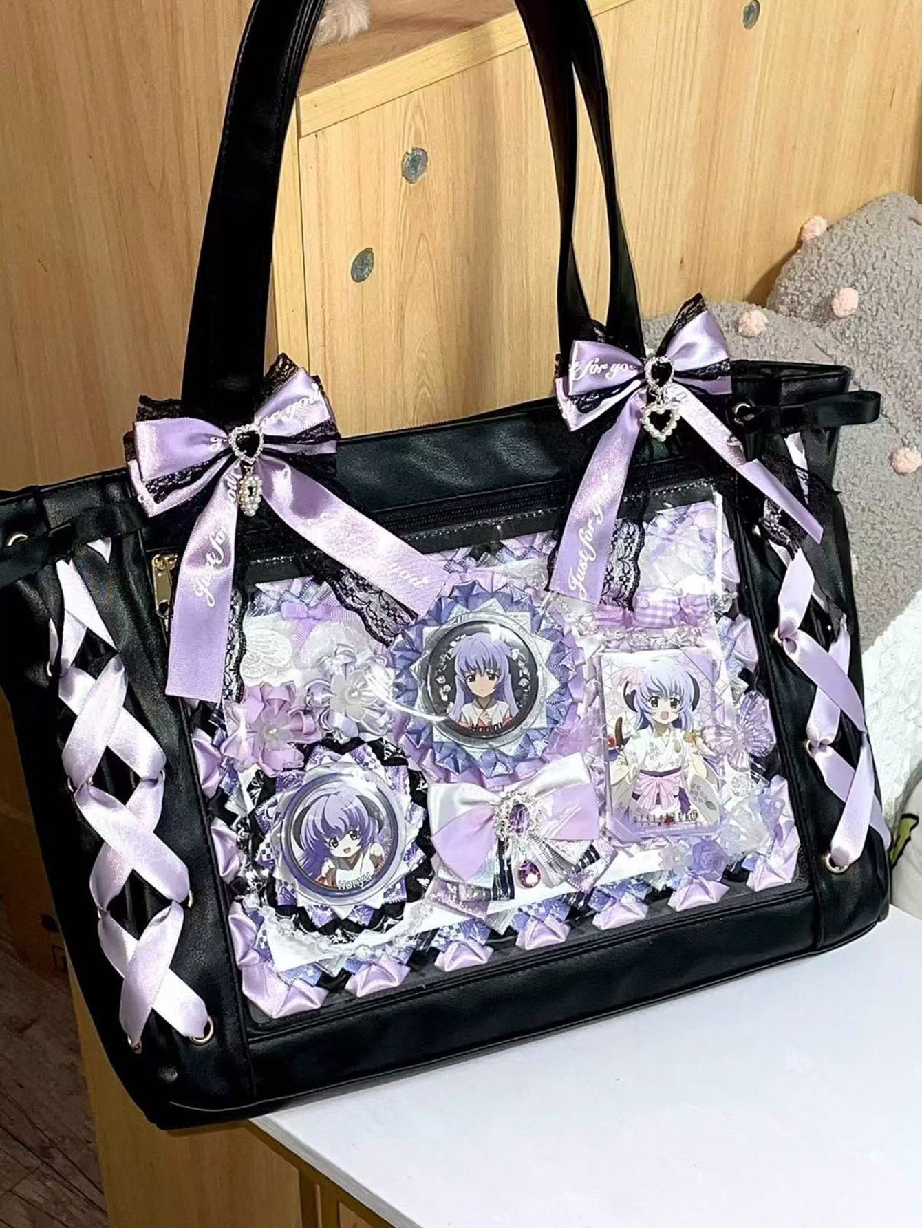 Tout-match Ribbon Bow Western-style sac de pied