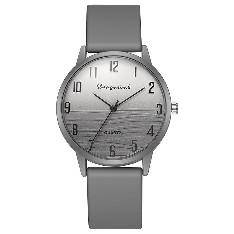 Casual simple Jelly couleur montre pour femmes