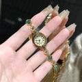 Graceful Refined Watch Luxury Retro Half-Antique Gold Dial