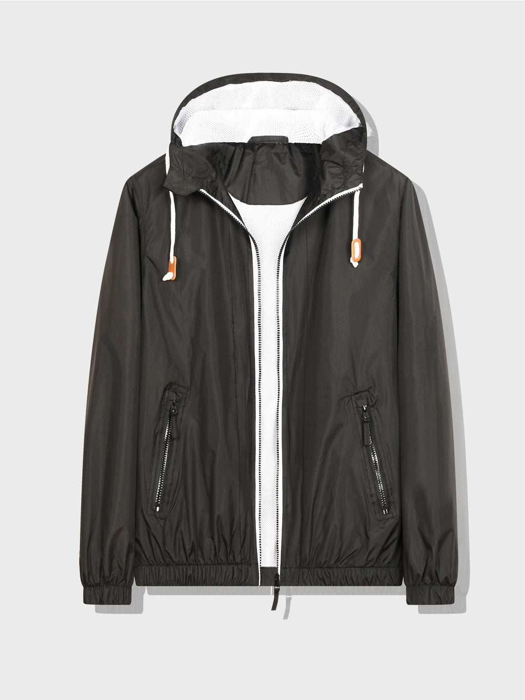 Manteau de brise-vent d'extérieur pour hommes Veste souple monocouche légère