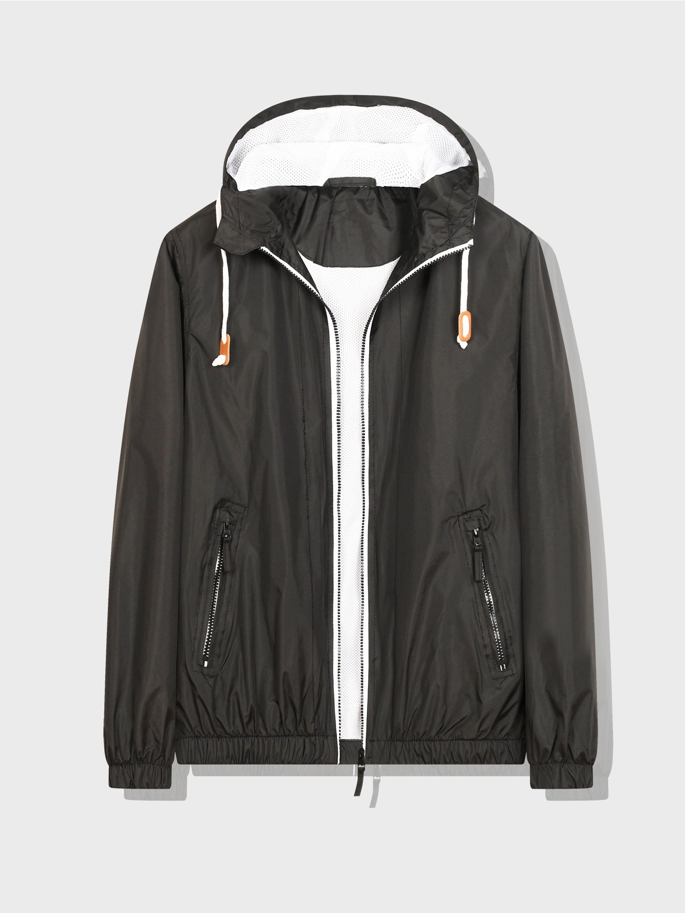 Manteau de brise-vent d'extérieur pour hommes Veste souple monocouche légère