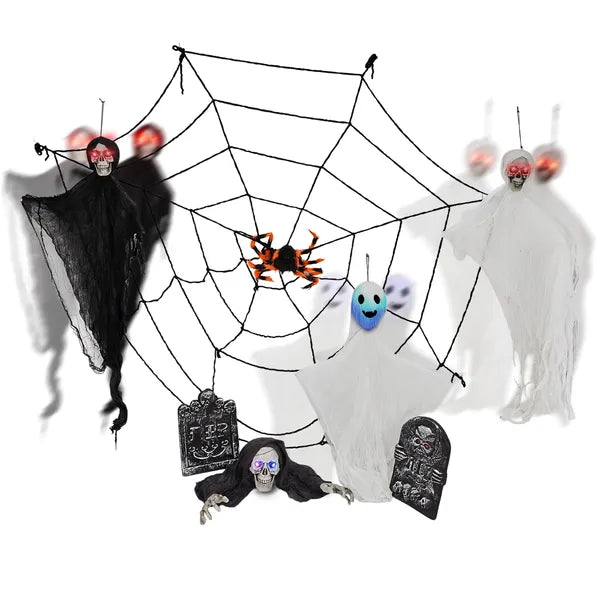 Décorations d'Halloween en plein air 8 pièces