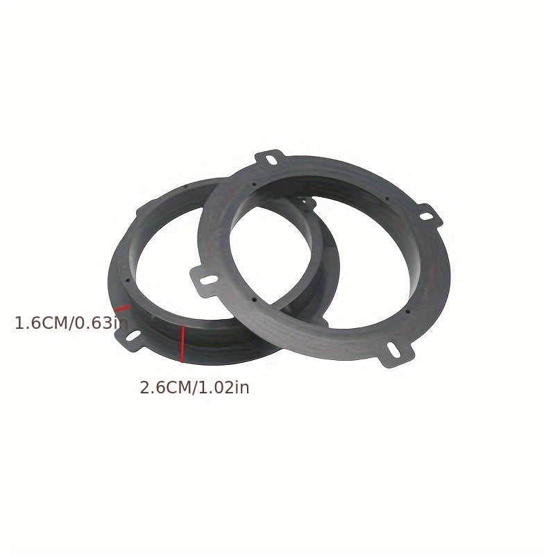 2PCS 6.5 pouces Adaptateur de porte porte de voiture Spacer Ring pour Hyundai Elantra I30 Tucson Sona