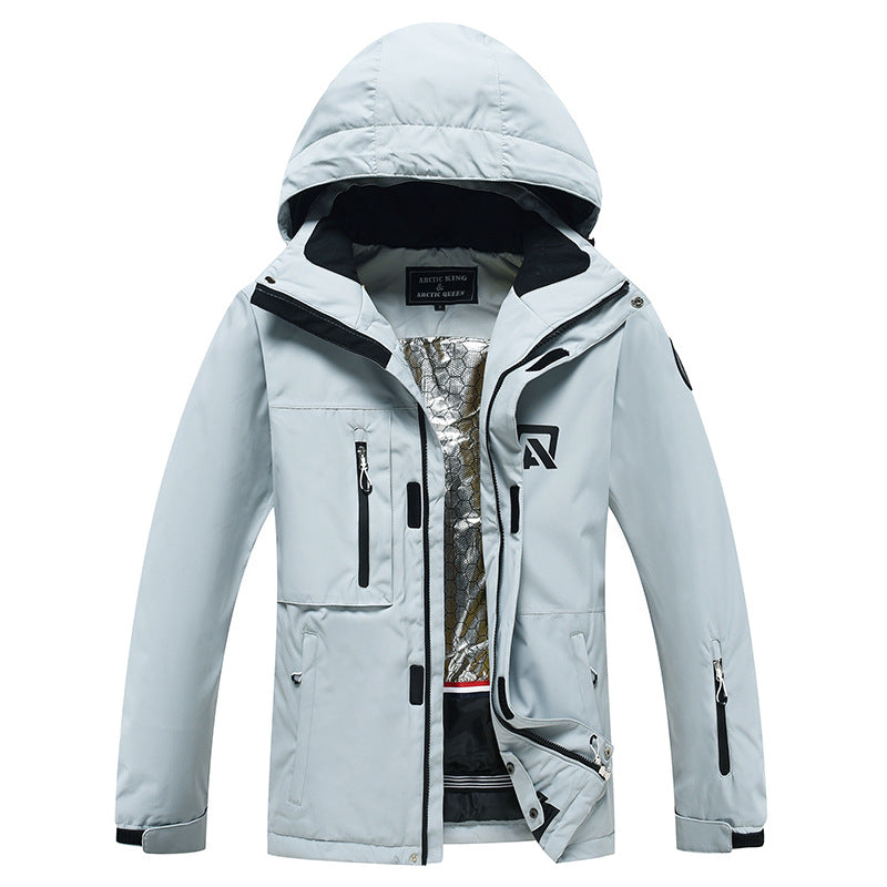 Costume de ski pour hommes et femmes en plein air Veneer Double Board