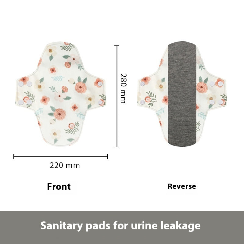 Graphene Lavable Pure Cotton Health Pad pour l'Urine à l'épreuve des fuites