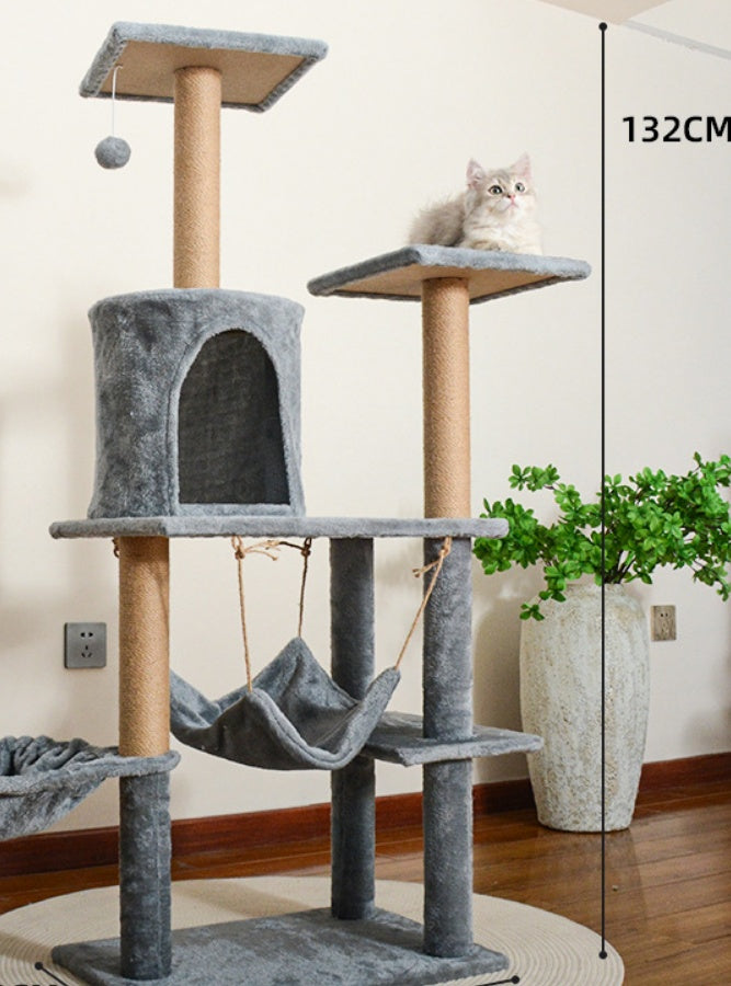 Lit Cat dédié et grand arbre de chat Combo pour usage domestique