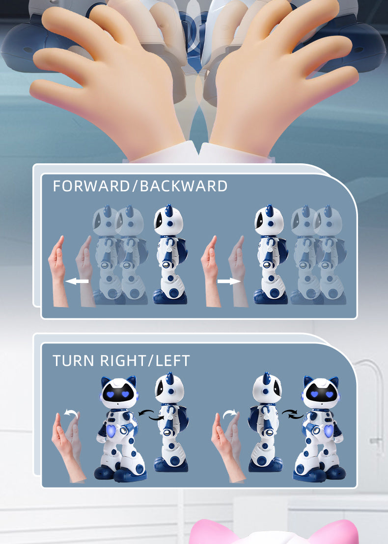 Programmation intelligente Gesture Induction Robot Spray Lampe Respirante Cool Jouets pour enfants