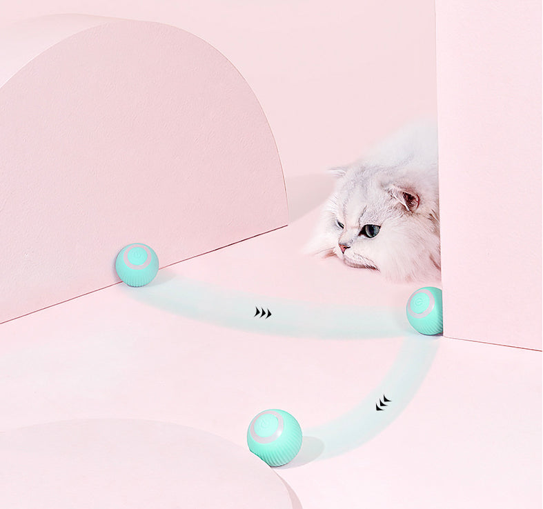 Chat Gravity Intelligent Rolling Ball Tease Toy Pet Balle rotative automatique