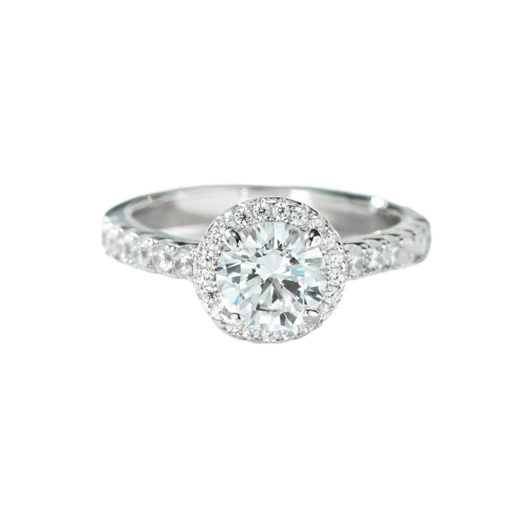 Lunette ronde 1 carat pour femme