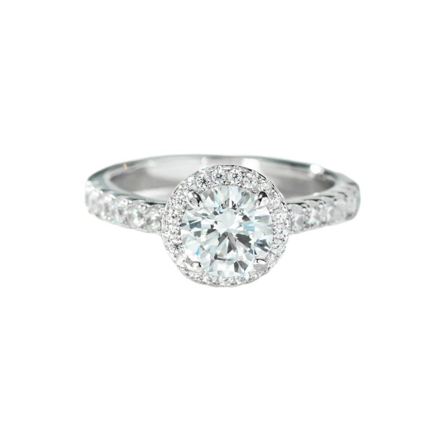 Lunette ronde 1 carat pour femme