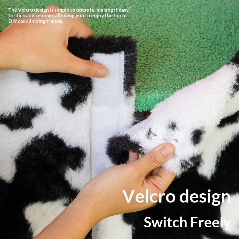 Zeze Four Seasons ferme Villa cadre d'escalade Maison de chat double-layer