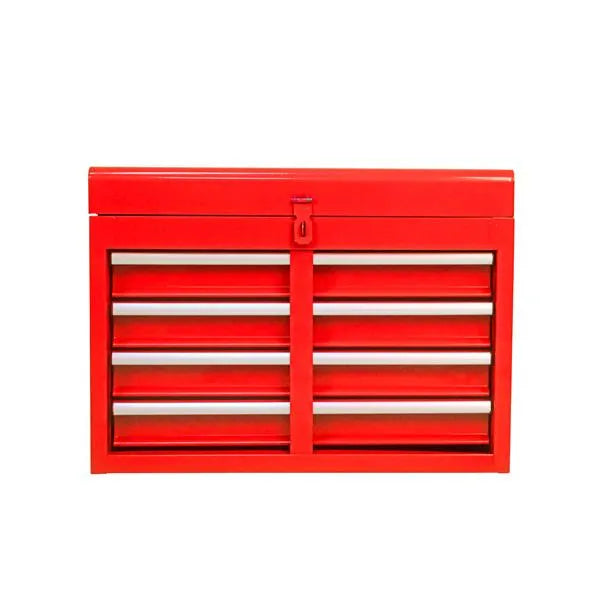 Poitrine à 5 tiroirs amovible avec armoire inférieure et une plate-forme réglable--Red
